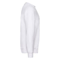 White - Side - Fruit of the Loom Mens Lightweight Drop Shoulder Sweatshirt