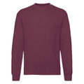 Burgundy - Front - Fruit of the Loom Mens Lightweight Drop Shoulder Sweatshirt