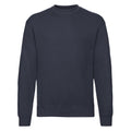 Deep Navy - Front - Fruit of the Loom Mens Lightweight Drop Shoulder Sweatshirt