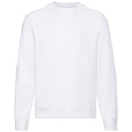 White - Front - Fruit of the Loom Mens Classic Heather Raglan Sweatshirt