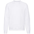 White - Front - Fruit Of The Loom Mens Classic Heather Raglan Sweatshirt