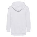 White - Back - Fruit of the Loom Childrens-Kids Classic Heather Hooded Sweatshirt