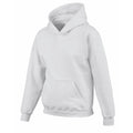 White - Side - Gildan Childrens-Kids Heavy Blend Hooded Sweatshirt