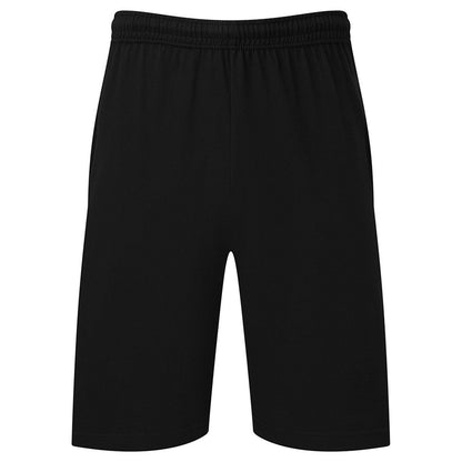 Black - Front - Fruit of the Loom Mens Iconic 195 Jersey Shorts