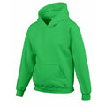 Irish Green - Side - Gildan Childrens-Kids Heavy Blend Hooded Sweatshirt