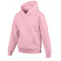 Light Pink - Side - Gildan Childrens-Kids Heavy Blend Hooded Sweatshirt
