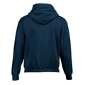 Navy - Back - Gildan Childrens-Kids Heavy Blend Hooded Sweatshirt