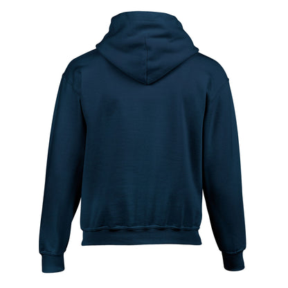 Navy - Back - Gildan Childrens-Kids Heavy Blend Hooded Sweatshirt