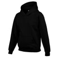 Black - Side - Gildan Childrens-Kids Heavy Blend Hooded Sweatshirt