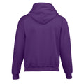 Purple - Back - Gildan Childrens-Kids Heavy Blend Hooded Sweatshirt