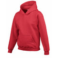 Red - Side - Gildan Childrens-Kids Heavy Blend Hooded Sweatshirt