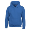 Royal Blue - Front - Gildan Childrens-Kids Heavy Blend Hooded Sweatshirt