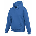Royal Blue - Side - Gildan Childrens-Kids Heavy Blend Hooded Sweatshirt