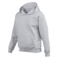 Sports Grey - Side - Gildan Childrens-Kids Heavy Blend Hooded Sweatshirt