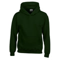 Forest Green - Front - Gildan Childrens-Kids Heavy Blend Hooded Sweatshirt