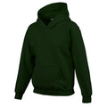 Forest Green - Side - Gildan Childrens-Kids Heavy Blend Hooded Sweatshirt