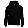 Black - Front - Gildan Childrens-Kids Heavy Blend Hooded Sweatshirt