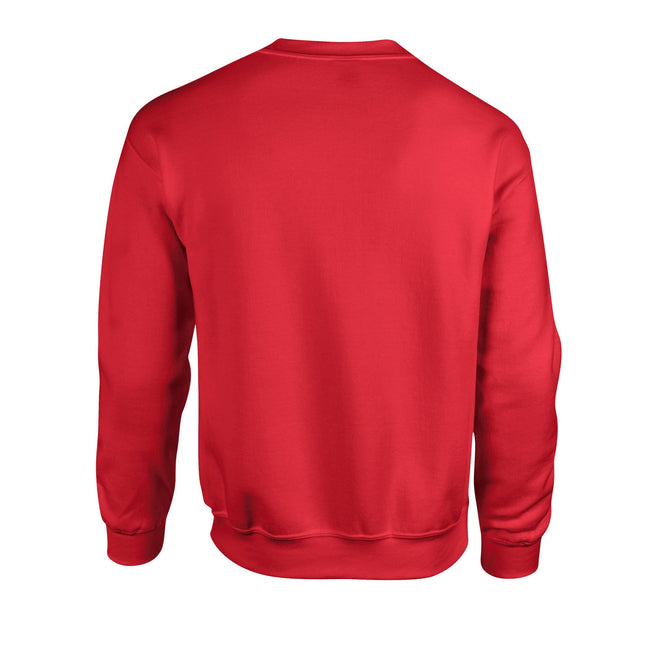 Red - Back - Gildan Mens Heavy Blend Sweatshirt