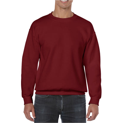 Garnet - Front - Gildan Mens Heavy Blend Sweatshirt
