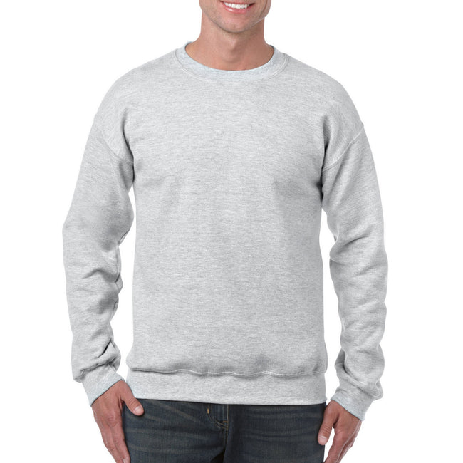 Ash - Front - Gildan Mens Heavy Blend Sweatshirt