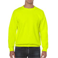 Safety Orange - Front - Gildan Mens Heavy Blend Sweatshirt