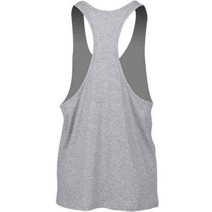 Heather Grey - Back - SF Mens Muscle Heather Tank Top