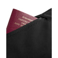 Black - Back - Quadra Plain Waist Bag