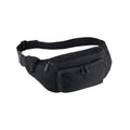 Black - Front - Quadra Plain Waist Bag