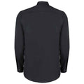 Black - Back - Kustom Kit Mens Classic Long-Sleeved Business Shirt