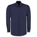 Dark Navy - Front - Kustom Kit Mens Classic Long-Sleeved Business Shirt