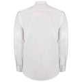 White - Back - Kustom Kit Mens Classic Long-Sleeved Business Shirt