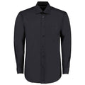 Black - Front - Kustom Kit Mens Classic Long-Sleeved Business Shirt