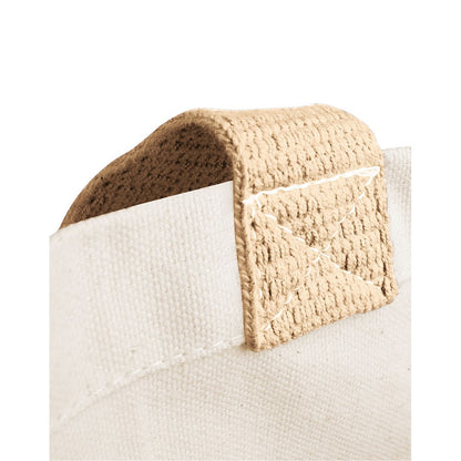 Natural - Side - Westford Mill Classic Jute Shopper Bag