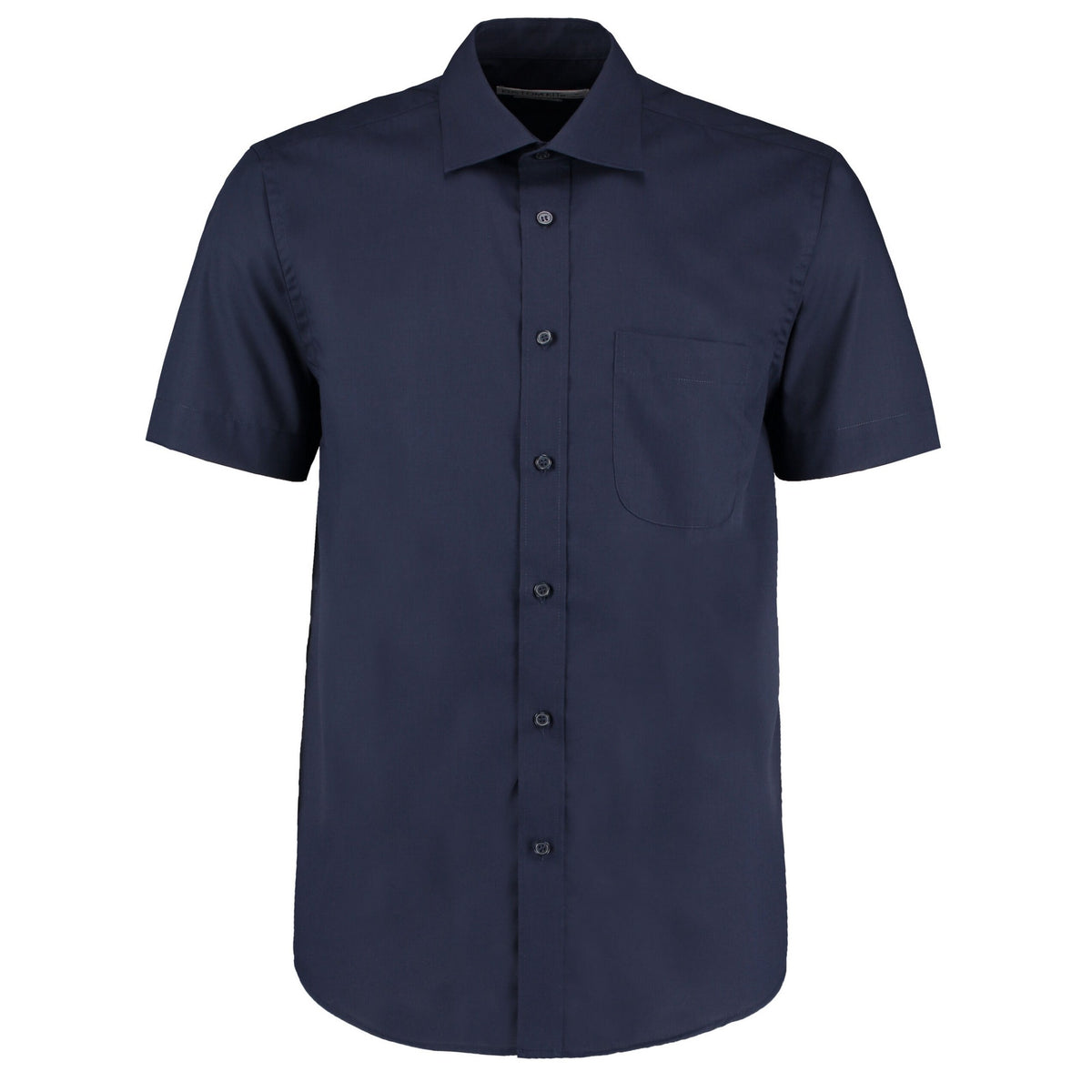 Dark Navy - Front - Kustom Kit Mens Business Short-Sleeved Shirt