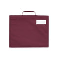 Burgundy - Back - Quadra Classic Reflective Book Bag