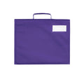 Purple - Back - Quadra Classic Reflective Book Bag