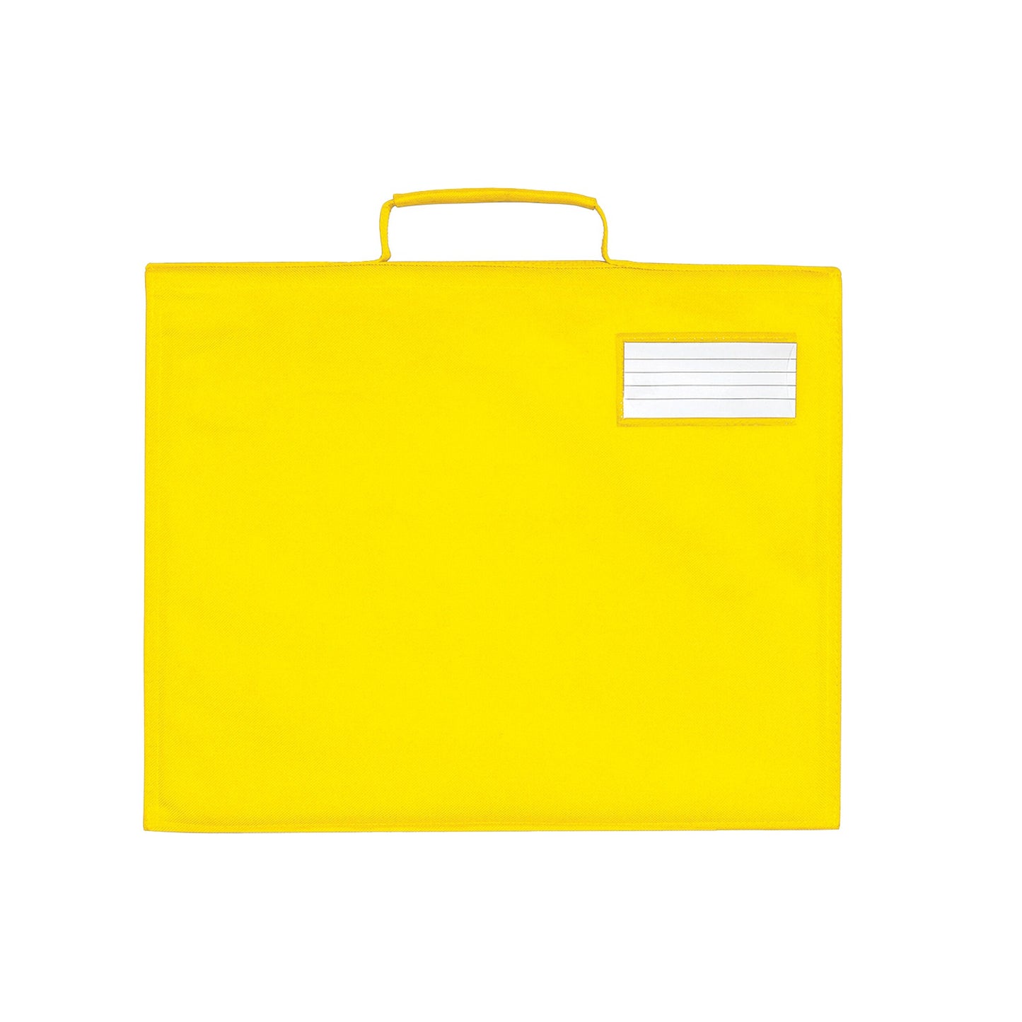 Yellow - Back - Quadra Classic Reflective Book Bag