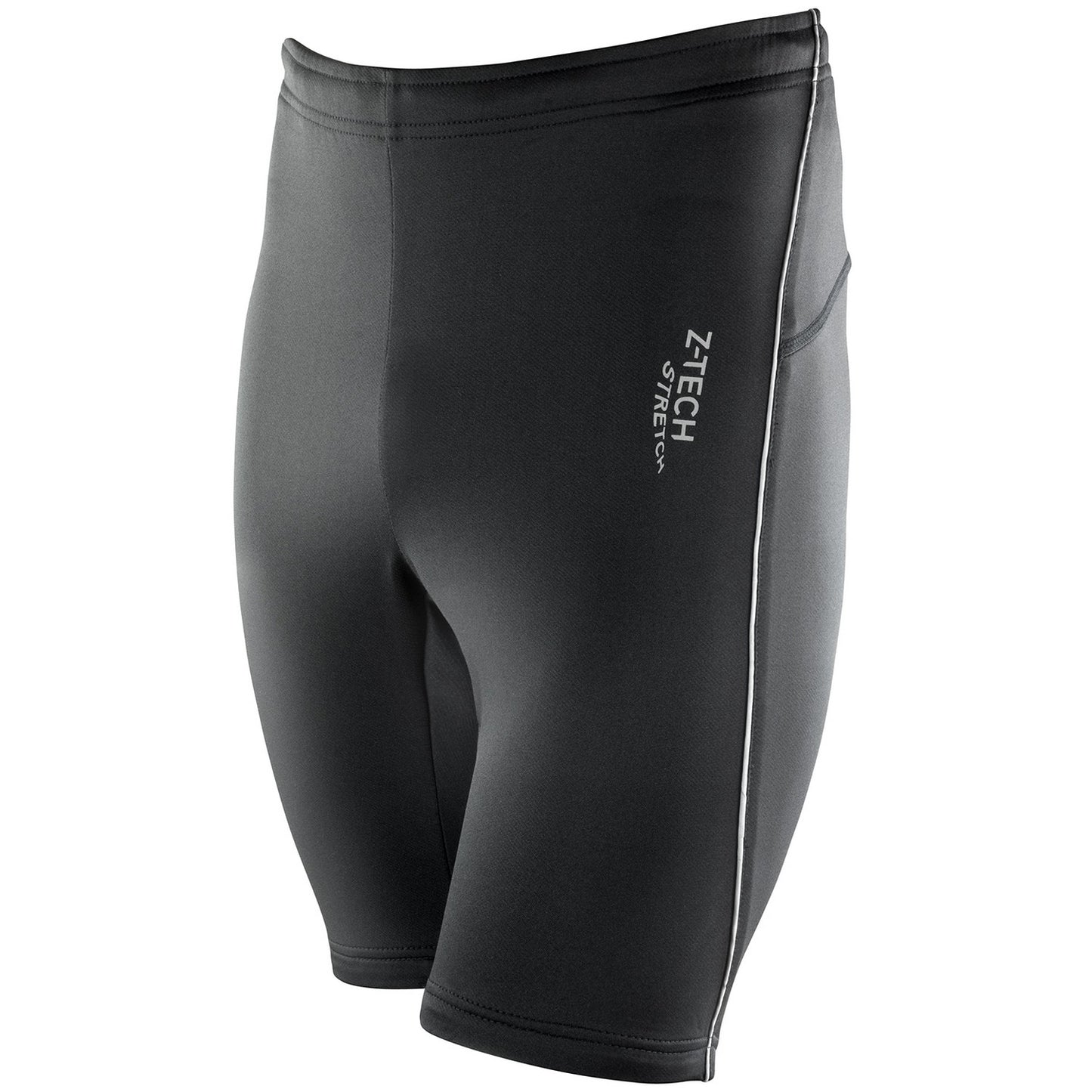 Black - Back - Spiro Mens Sprint Training Shorts