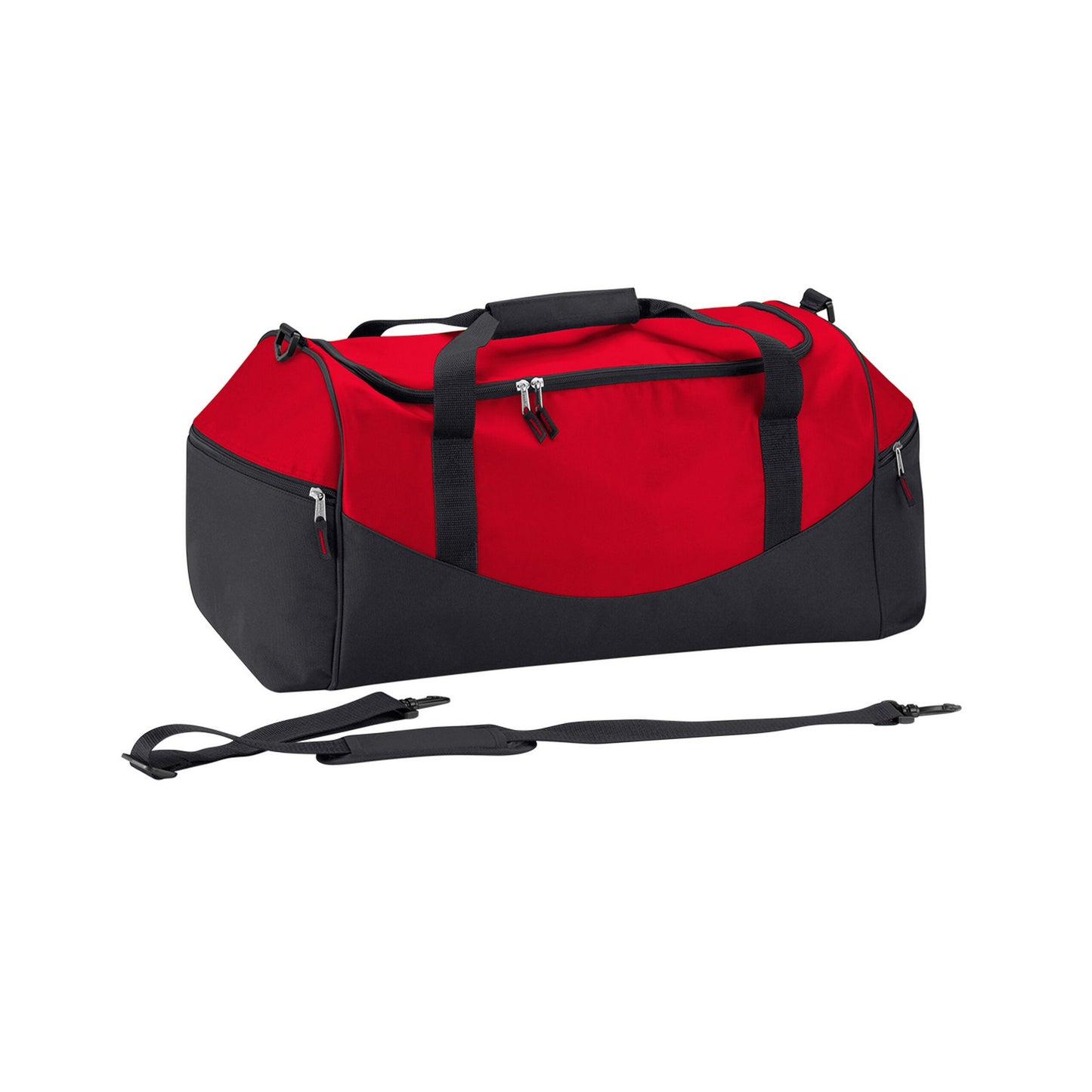 Red-Black - Front - Quadra Teamwear Holdall