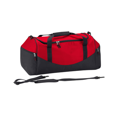 Red-Black - Front - Quadra Teamwear Holdall