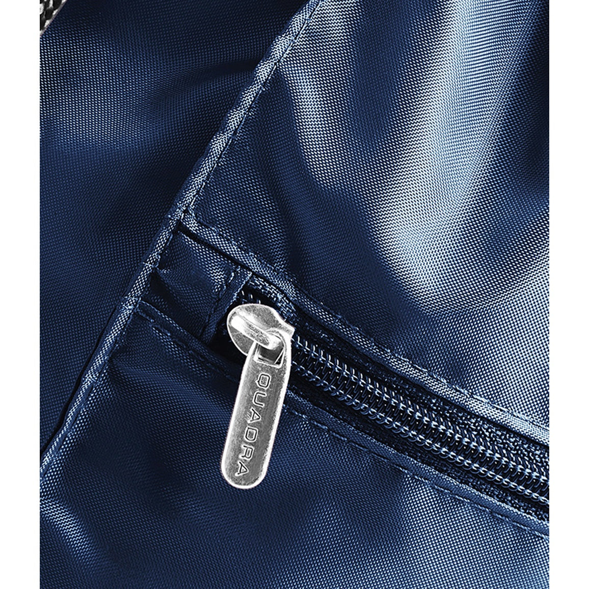 French Navy - Back - Quadra Premium Drawstring Bag