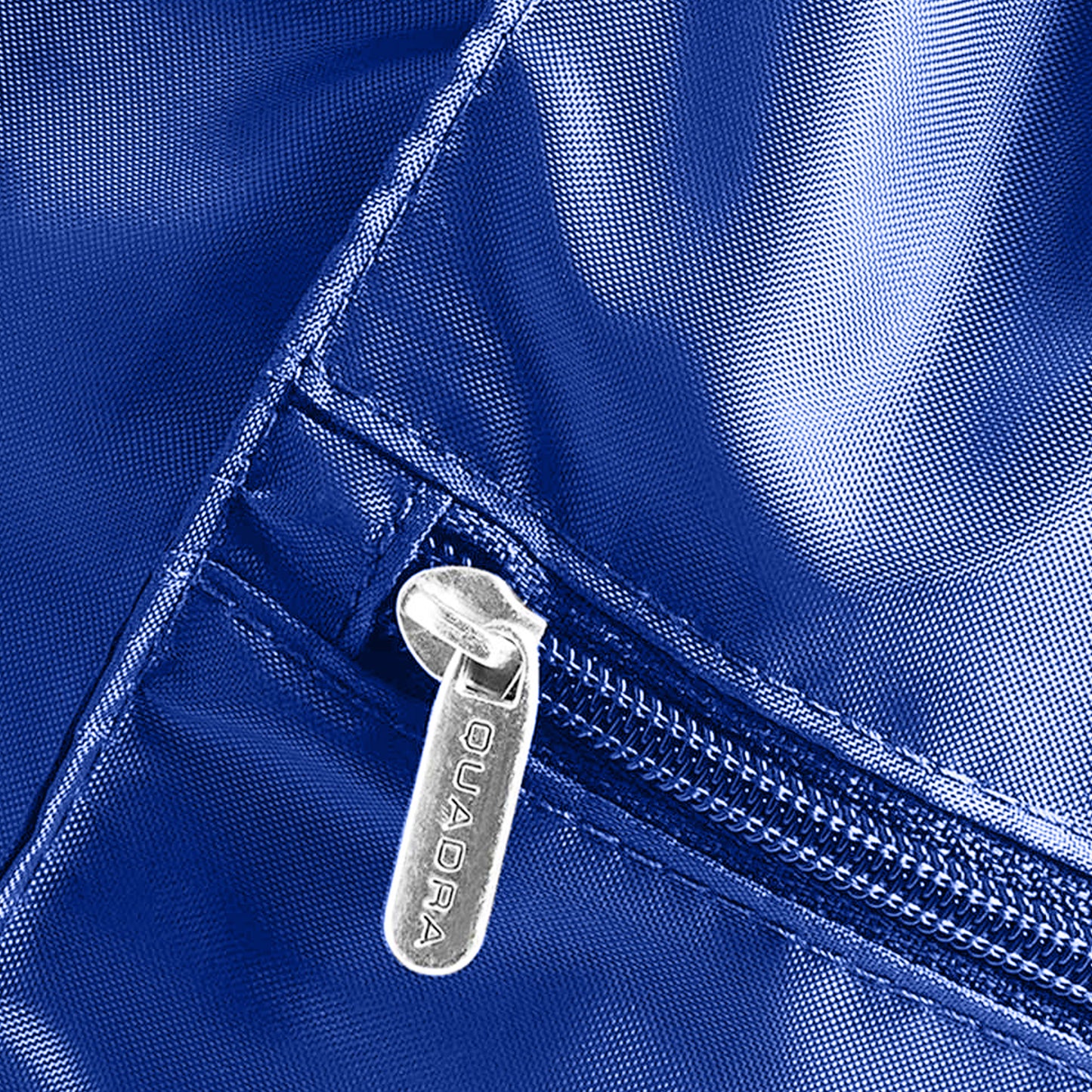 Bright Royal Blue - Back - Quadra Premium Drawstring Bag