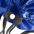 Bright Royal Blue - Side - Quadra Premium Drawstring Bag