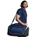 French Navy-White - Back - Quadra Pro Team Duffle Bag