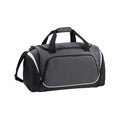 Graphite-Black-White - Front - Quadra Pro Team Duffle Bag