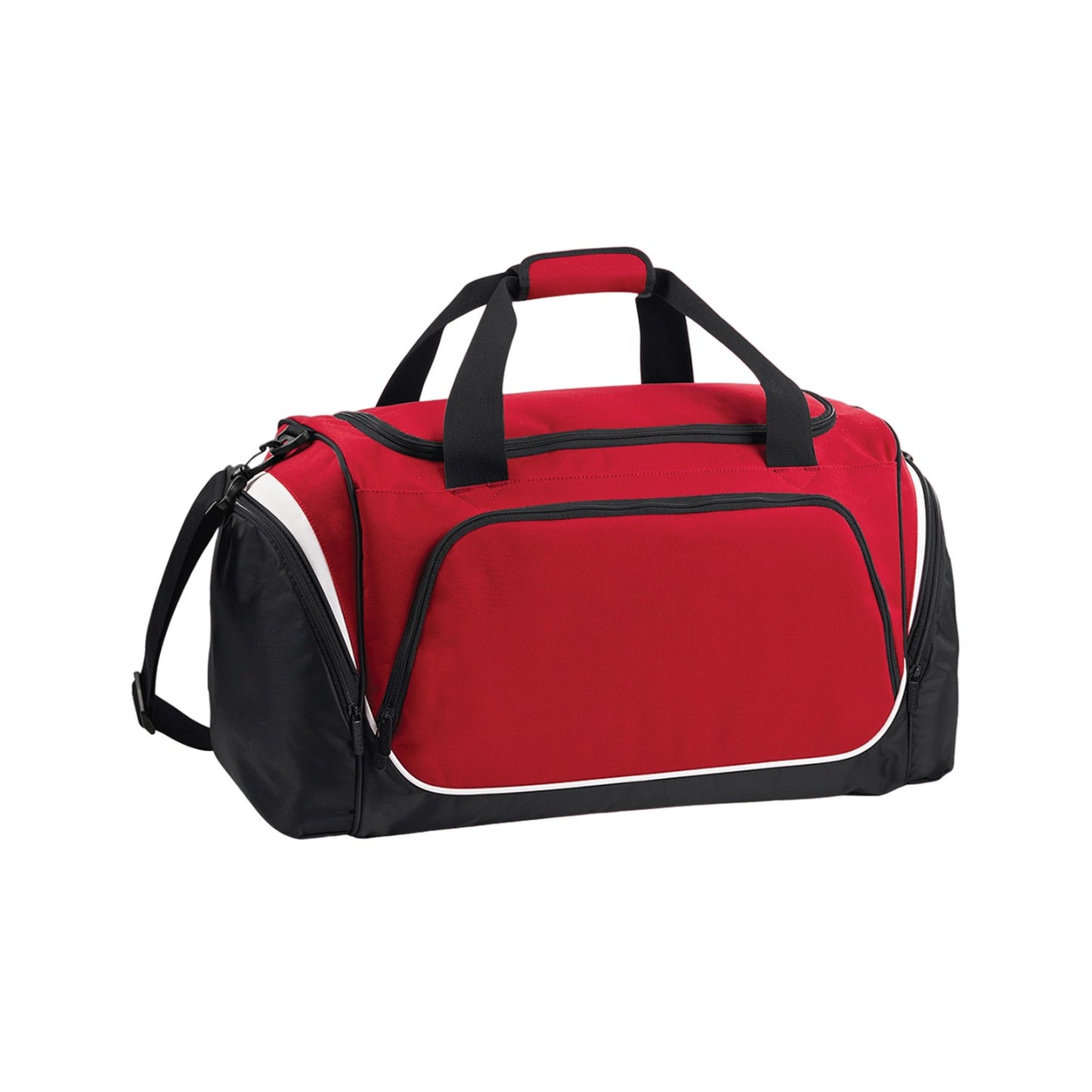 Red-Black-White - Front - Quadra Pro Team Duffle Bag