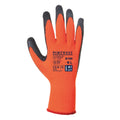 Orange - Front - Portwest Unisex Adult Thermal Grip Gloves