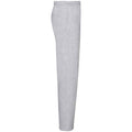 Heather Grey - Side - Fruit of the Loom Unisex Adult Classic Heather Open Hem Jogging Bottoms