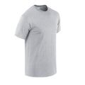 Sports Grey - Side - Gildan Mens Heavyweight T-Shirt