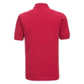 Classic Red - Back - Russell Mens Classic Cotton Pique Polo Shirt